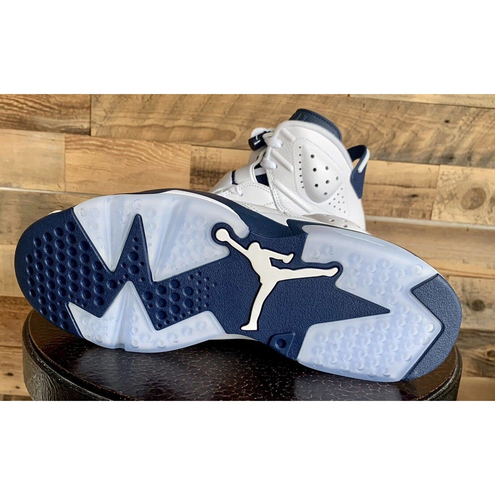 NEW Nike Air Jordan 6 Retro Midnight Navy Size 10 CT8529-141 S0011 - Picture 4 of 6